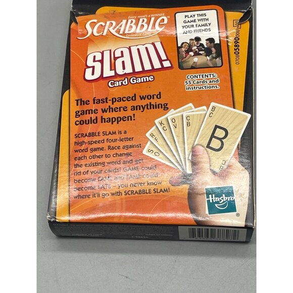 Parker Brothers Scrabble Slam card game 2 - 4 players four letter word game READ - Picture 2 of 4